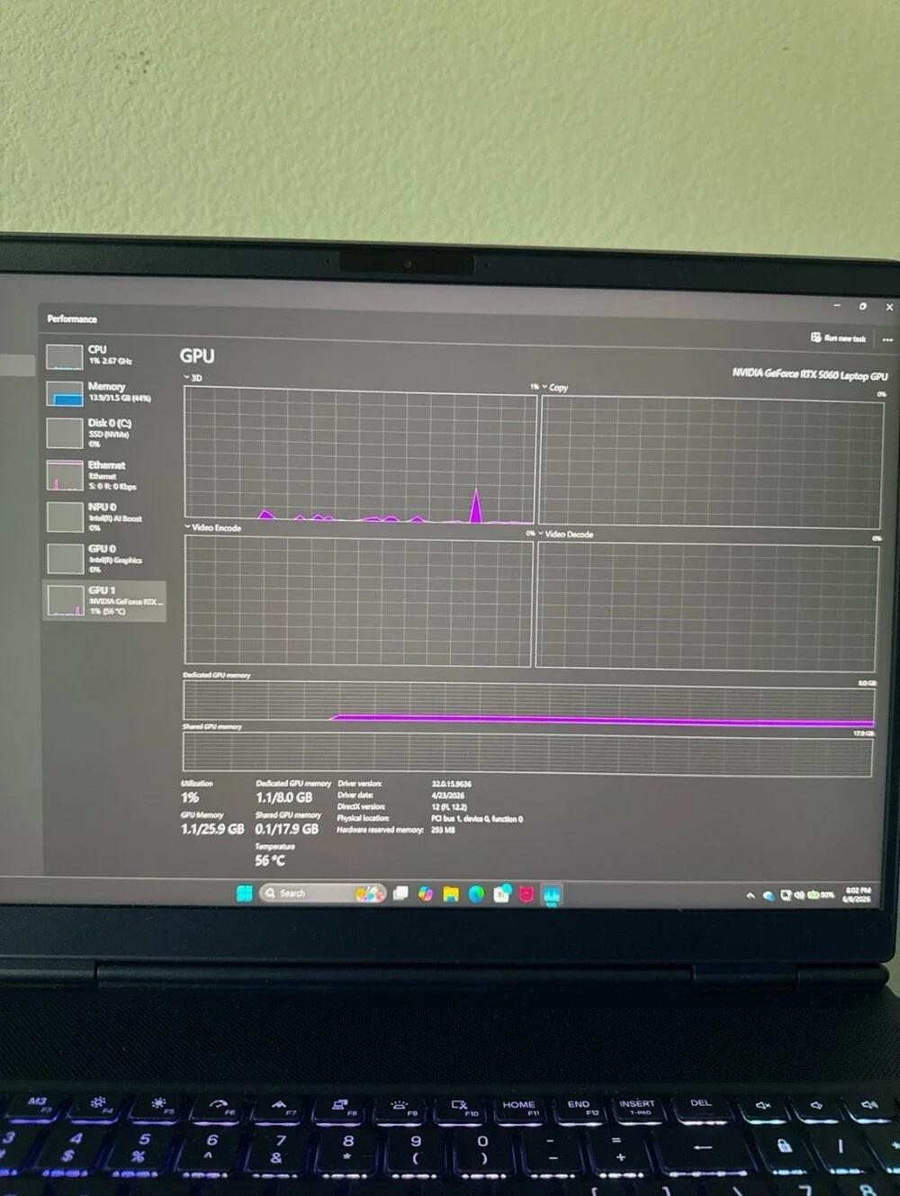 Alienware Aurora 16X (RTX 5060) Gaming Laptop with RGB Backlit Keyboard